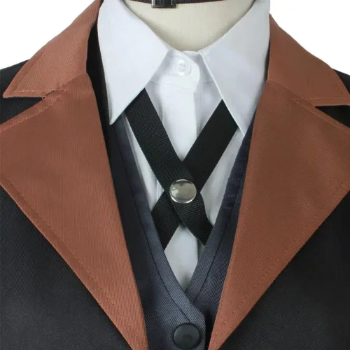 Vista 5 de Nakahara Chuuya - Disfraz de cosplay de Dazai Osamu para hombre