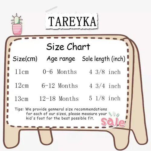 Vista 4 de TAREYKA Tenis para bebés y niñas, suaves, antideslizantes, suela suave, recién nacida, primer andador, zapatos para exteriores, zapatos de cuna