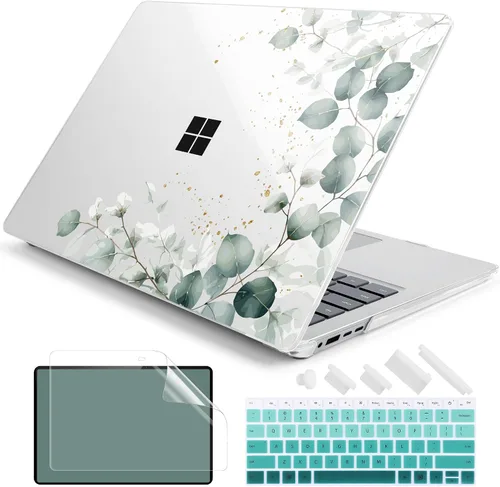 Vista 16 de Batianda Funda para portátil Microsoft Surface de 15 pulgadas para negocios 8ª edición 2026 y Surface Laptop 7 2024, carcasa protectora delgada
