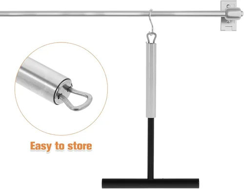 Vista 4 de Hemoton Esparcidor de crepé, esparcidor de masa para panqueques en forma de T, espátula para masa, esparcidor de crepé, herramienta para hacer