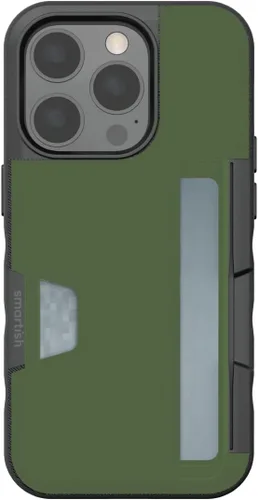 Vista 45 de Smartish - Funda delgada para iPhone 11 Pro Max verde militar - Gripmunk [ligera + protectora] Funda de agarre fino para teléfono celular con cámara