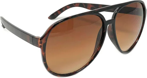 Vista 3 de WebDeals Retro Gafas de sol de aviador de plástico estilo años 70 para adultos