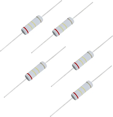 Vista 11 de Resistencia de película de óxido metálico de 1K Ohm, ± 5% de tolerancia de alta precisión de 5 vatios para circuito electrónico, resistencia