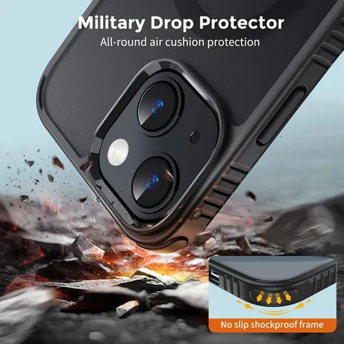 Vista 3 de UNBREAKcable Funda para iPhone 14 y iPhone 13, [Compatible con MagSafe] [Protección a prueba de golpes de grado militar] [Antideslizante] Funda