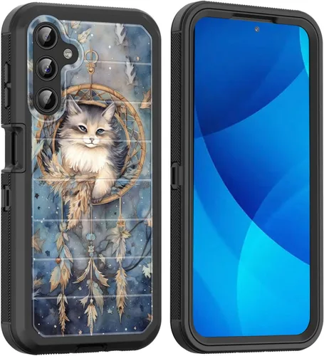 Vista 119 de Funda para Galaxy A15 5G, cuerpo completo, protección contra caídas, a prueba de polvo, resistente de 3 capas, militar, resistente, duradera