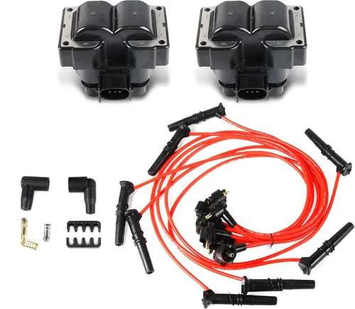 Vista 13 de Paquete de 3 bobinas de encendido UF156 y 6 bujías de iridio y 3 cables de bujía compatibles con Toyota 4Runner T100 Tacoma Tundra 1995-2004 3.4L