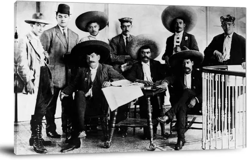 Vista 17 de Zbin Emiliano Zapata - Póster en lienzo con retrato en color para pared, cuadros modernos, decoración de oficina en casa, 08 x 12 pulgadas