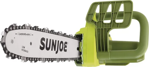 Vista 3 de Sun Joe SWJ599E-P2 Tree Limb Master - Motosierra eléctrica de mano, 14 pulgadas, 9 amperios, retroceso bajo