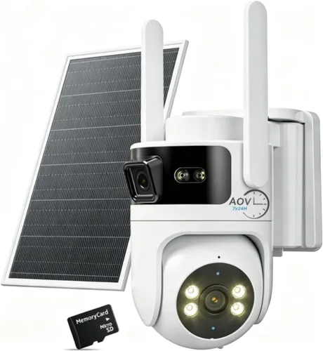 Vista 11 de Cámara de seguridad solar celular dual de la lente 4G LTE al aire libre