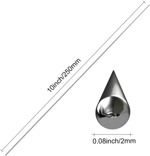 Vista 7 de Varillas de soldadura de aluminio, paquete de 20 cables universales de soldadura de aluminio de baja temperatura para energía eléctrica, química