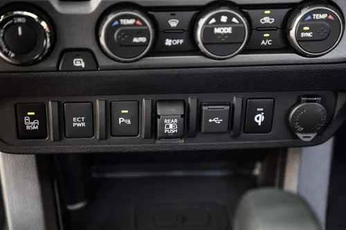 Vista 4 de Botón de compresor de aire modelo moderno compatible con Toyota (tamaño de la superficie 1.28 x 0.87 pulgadas)