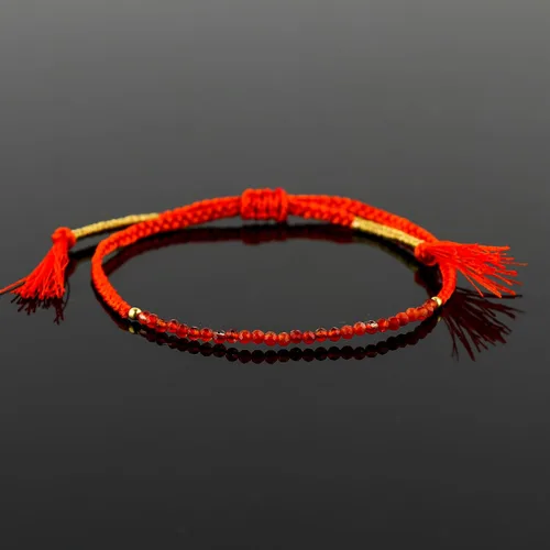 Vista 45 de Thecraftman - Pulsera trenzada de cuentas naturales, cristales energéticos, regalo para ella, pulsera de protección de hilo trenzado de mano