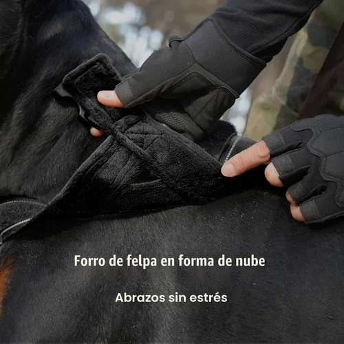 Vista 7 de Forestpaw - Arnés sin tirones para perro, con asa grande, cómodo, M, color negro