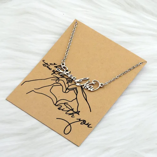 Vista 5 de OKEYCH Speak Now - Collar de música con tarjeta de mensaje regalo rápido para fanáticos de la música regalo para amantes de la música