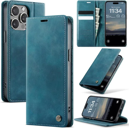 Vista 23 de Funda tipo cartera para Samsung Galaxy Z Fold 7 de piel con tarjetero y función atril, cierre magnético, bloqueo RFID, TPU a prueba de golpes, Negro