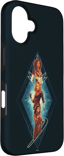 Vista 3 de Funda para iPhone 16 Marvel The Marvels Photon Captain Marvel Ms. Marvel Diamond