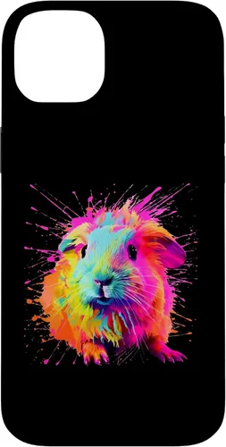 Vista 15 de Splash Paint Guinea Pig Furry Potato Lovers Case for iPhone 16