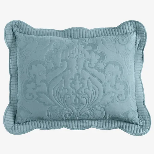 Vista 26 de BrylaneHome Amelia - Funda de almohada King, color rosa baya.