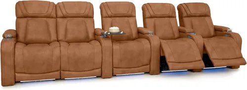 Vista 67 de Seatcraft Caliente Asiento de cine en casa Tabaco Sillón Individual