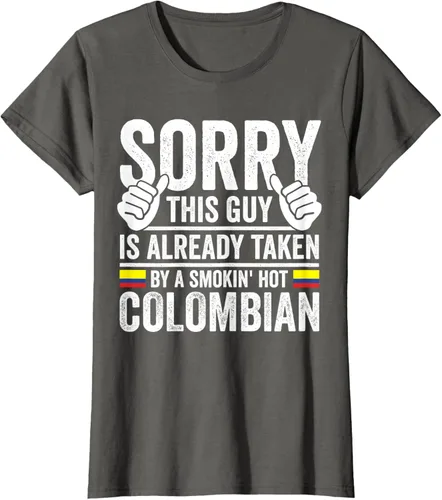 Vista 6 de Camiseta divertida de Colombia Heritage para hombre