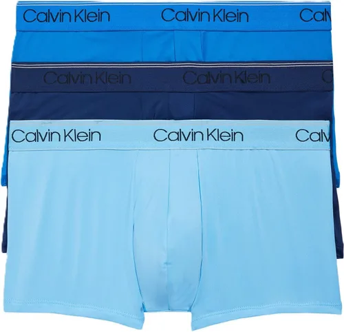 Vista 17 de Calvin Klein Ropa interior de microfibra elástica para hombre, paquete de 3 troncos 3 Negro