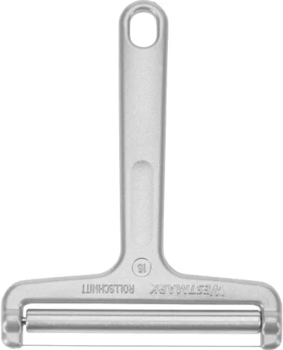 Vista 3 de Westmark Alemania - Cortadora de quesos de alambre de acero inoxidable resistente, ángulo ajustable (gris), 7 x 3.9 x 0.2 pulgadas