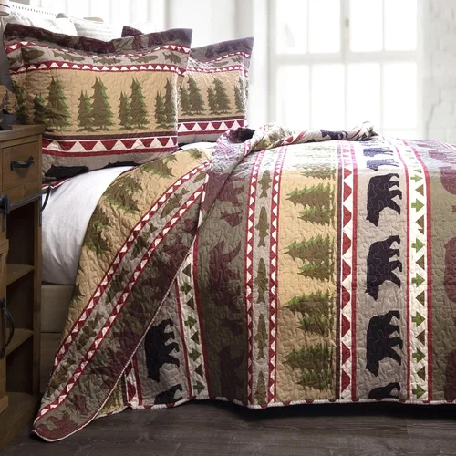 Vista 15 de CARSTENS, INC. Western Aztec Country - Juego de ropa de cama de microfibra de 3 piezas, juego de edredón de microfibra de 3 piezas, Wrangler Western