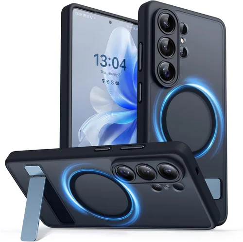 Vista 57 de CANSHN Funda diseñada para Samsung Galaxy A16-5G [protección completa de la cámara] [compatible con Magsafe] funda protectora trasera translúcida