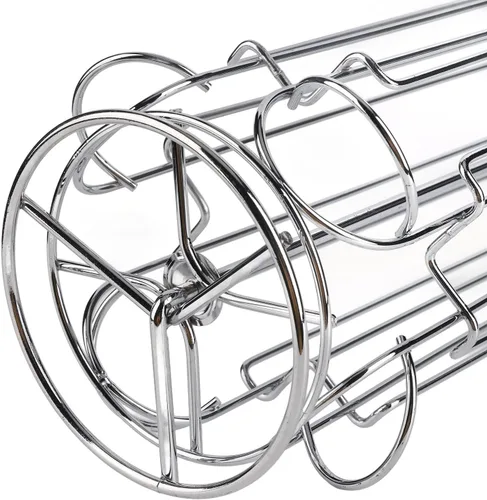Vista 8 de Soporte para cápsulas de café, soporte giratorio giratorio para cápsulas de café, organizador de cápsulas de café para Dolce Gusto Smooth Silver
