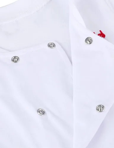 Vista 3 de COSLAND Disfraz de chef para bebés y niños pequeños conjuntos de ropa de Halloween con sombrero