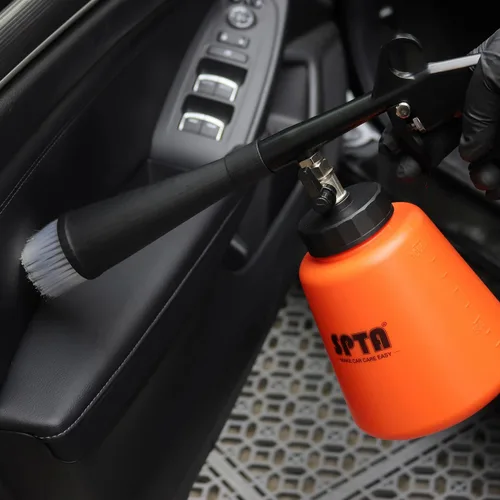 Vista 7 de SPTA Pistola de limpieza de coche de alta presión, pistola de limpieza, kit de lavado interior de coche, pistola de lavado de detalle con girador
