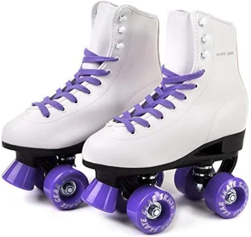 Vista 32 de Skate Gear Patines de Ruedas Retro de Diseño Cuádruple