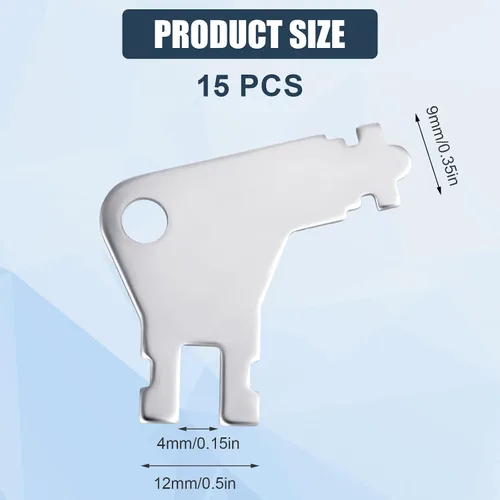 Vista 2 de 15 llaves dispensadoras de papel higiénico con 3 llaveros, dispensador de papel higiénico de repuesto para llaves, dispensador de pañuelos, llave