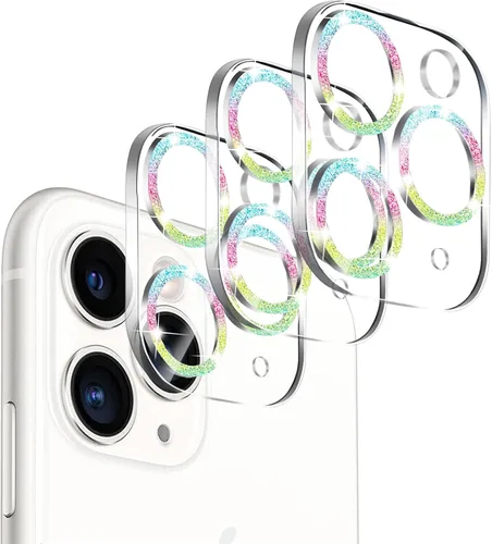 Vista 19 de Dengduoduo Paquete de 3 protectores de lente de cámara para iPhone 11 Pro de 5.8 pulgadas y iPhone 11 Pro Max de 6.5 pulgadas, vidrio templado
