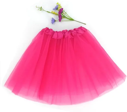 Vista 4 de 6 piezas de tutús para niñas, falda de tul de ballet de princesa (2-8T)