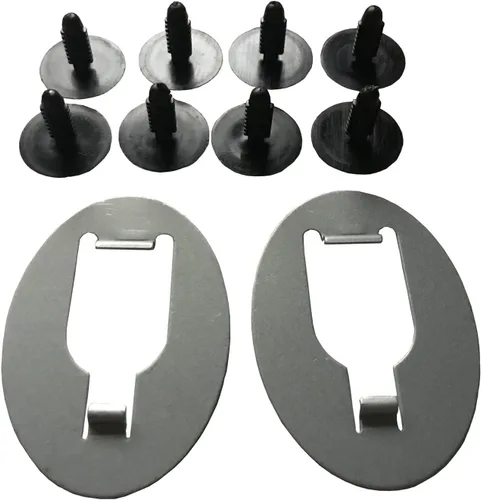 Vista 4 de Juego de 4 clips de retención para luces de posición lateral Compatible con Ford F250 F350 F450 F550 Super Duty 1999-2010 F81Z-15A436-AA 8 pines