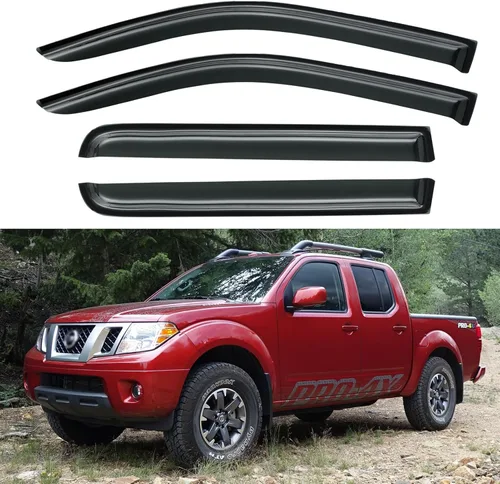 Vista 29 de Visores para ventanas y protectores contra la lluvia para Ford F150 de cabina estándar 1980-1996, Deflectores de viento y protectores para ventanas