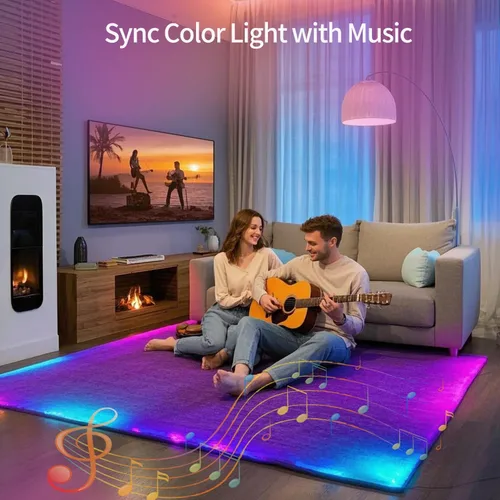 Vista 5 de Las bombillas inteligentes funcionan con Apple HomeKit, 16 millones de colores DIY GRBCW, bombilla LED WiFi, multicolor, WiFi y Blutoth, compatibles