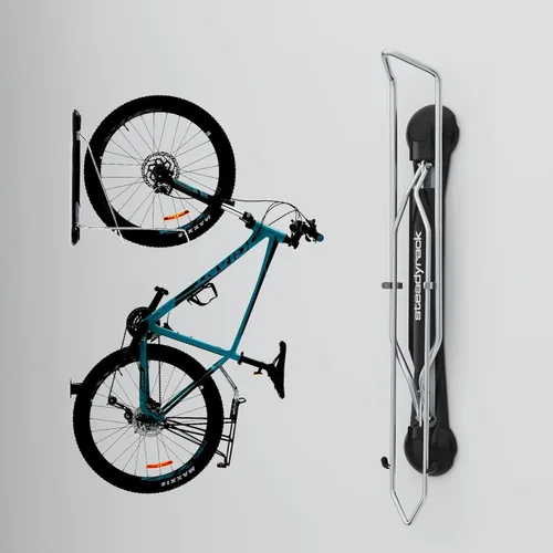 Vista 3 de Steadyrack - Soporte de bicicleta para bicicletas de carretera - El soporte de bicicleta vertical original montado en la pared - Se adapta a