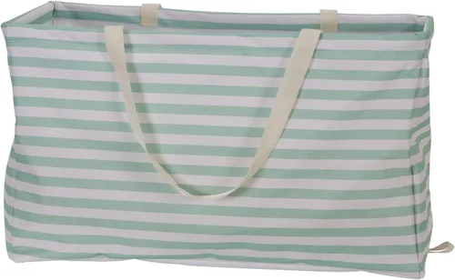 Vista 13 de Household Essentials 2212-1 Krush - Bolsa multiusos de lona reutilizable para compras de comestibles y lavandería, color negro