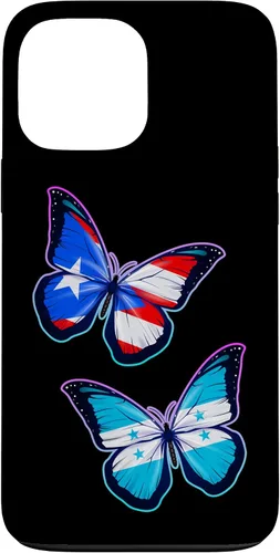 Vista 24 de Honduras Puerto Rico bicultural Roots. Butterfly Version Case for iPhone 17