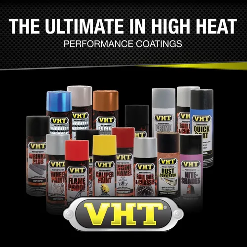 Vista 6 de VHT SP130 550° - Pintura en aerosol de esmalte para motor de alta temperatura, color negro mate – lata de 11 oz