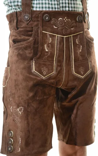 Vista 3 de Disfraz de Lederhosen auténtico Oktoberfest Lederhosen GEORG