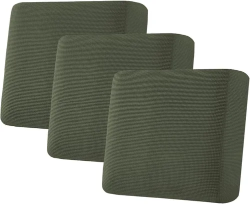 Vista 32 de H.VERSAILTEX Fundas de Cojín de Asiento Individuales Super Elásticas Fundas de Sofá Fundas de Cojín de Sofá Fundas Deslizables Juegos Tela de Sarga