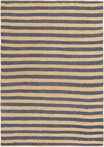 Vista 6 de Unique Loom Alfombra trenzada de la colección de yute – Bina (2' 2" x 3' 1", rectangular, gris marfil)