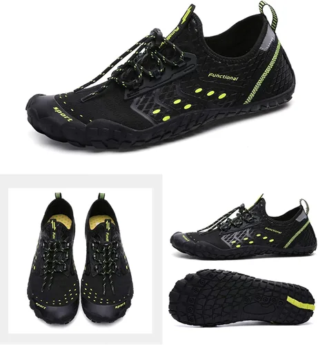 Vista 5 de Nexete Zapatos de agua para hombres y mujeres descalzos de secado rápido, zapatos deportivos al aire libre para kayak, barco, senderismo, surf