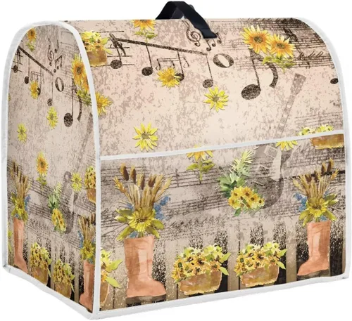 Vista 29 de Funda para mezclador de cocina de pata de perro bohemio compatible con ayuda de cocina de 4.5 a 5 cuartos de galón, batidora de pie Hamilton