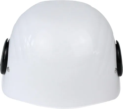 Vista 5 de Accesorio básico para disfraz de casco de piloto de caza blanco para niños, Blanco