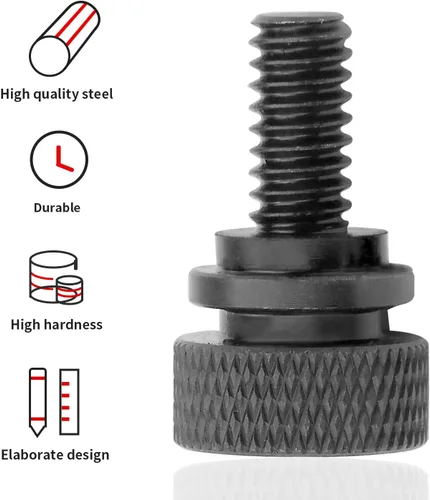 Vista 3 de Tornillo de asiento de acero Tornillo de asiento Harley compatible con Davidson 1996-2021, 1 unidad