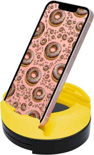 Vista 8 de GoDonut Soporte giratorio para teléfono 360 grados - Soporte para teléfono celular + organizador de escritorio para iPad - Compatible con tableta